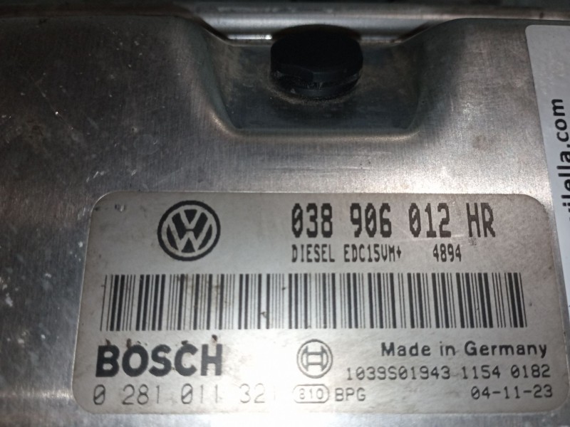 Recambio de centralita motor uce para skoda fabia (6y2/6y3) referencia OEM IAM 0281011321  