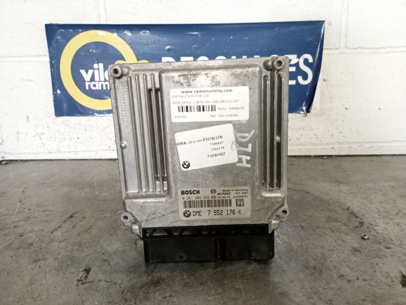 Recambio de centralita motor uce para bmw serie 1 berlina (e81/e87) 118i referencia OEM IAM 0261208582  