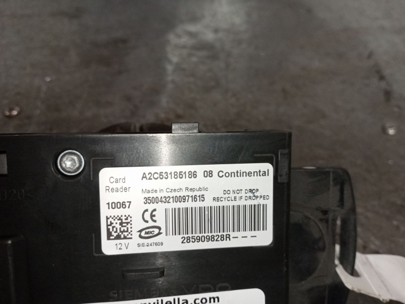 Recambio de conmutador de arranque para renault fluence  | ...  | ... referencia OEM IAM 285909828R  