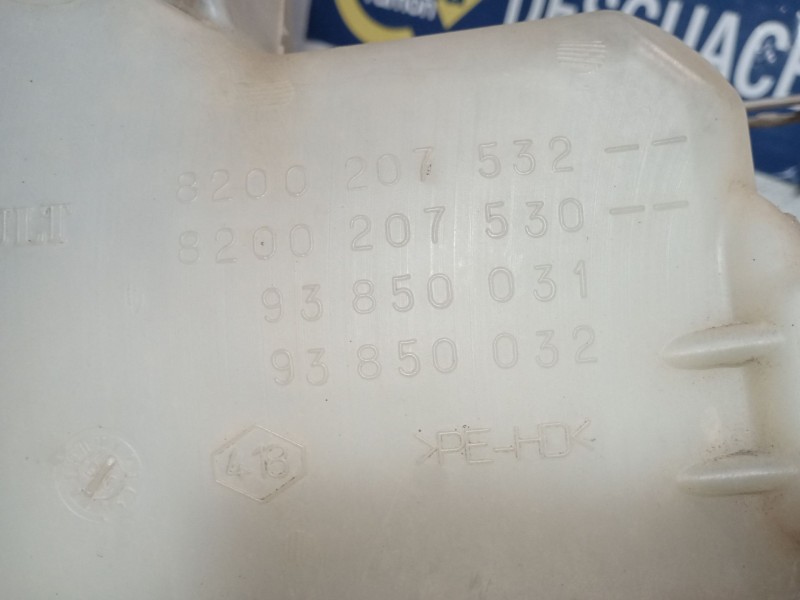 Recambio de deposito expansion para renault trafic combi (ab 4.01) 1.9 diesel referencia OEM IAM 8200207532  