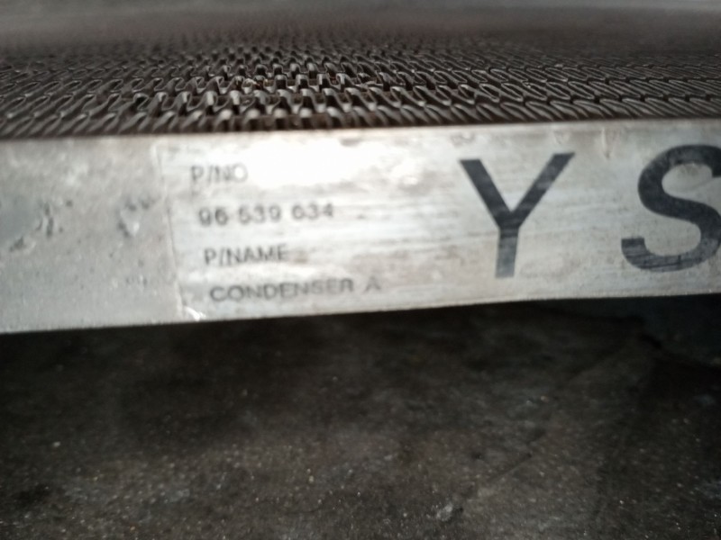 Recambio de condensador radiador aire acondicionado para daewoo kalos sedán (klas) 1.4 referencia OEM IAM 96539634YS  