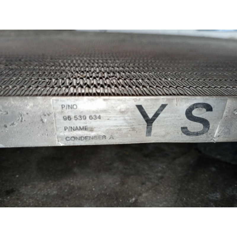 Recambio de condensador radiador aire acondicionado para daewoo kalos sedán (klas) 1.4 referencia OEM IAM 96539634YS  