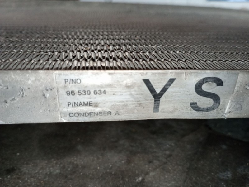 Recambio de condensador radiador aire acondicionado para daewoo kalos sedán (klas) 1.4 referencia OEM IAM 96539634YS  