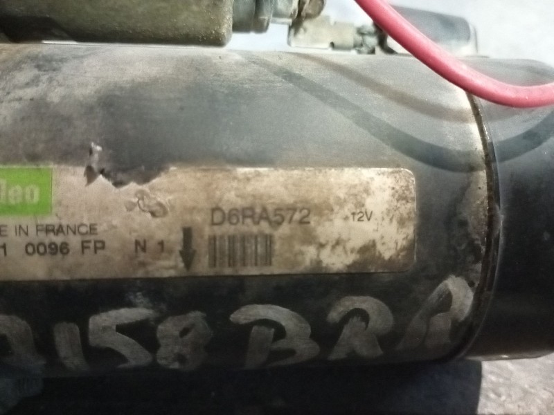 Recambio de motor arranque para peugeot 307 (s1) 1.6 16v cat referencia OEM IAM D6RA572  