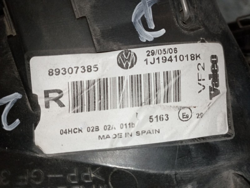Recambio de faro derecho para volkswagen golf iv berlina (1j1)  | 0.97 - 0.03 golf iv berlina (1j1)  | 0.97 - 0.03 referencia OE
