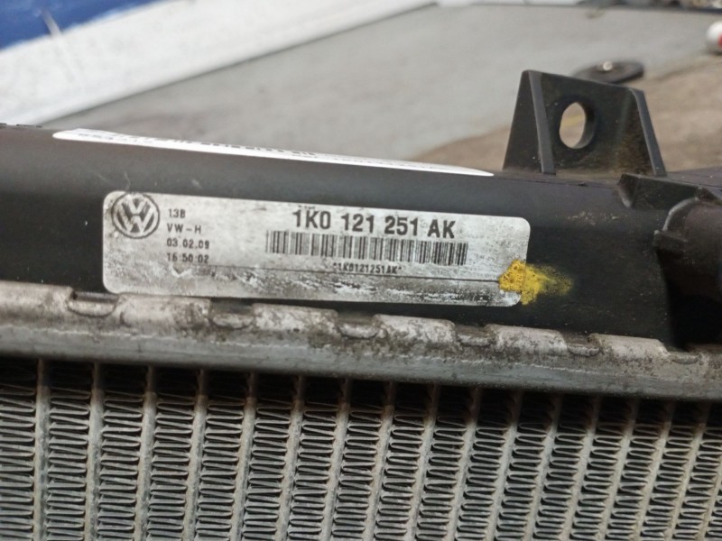 Recambio de radiador agua para seat leon (1p1) reference referencia OEM IAM 1K0121251AK  