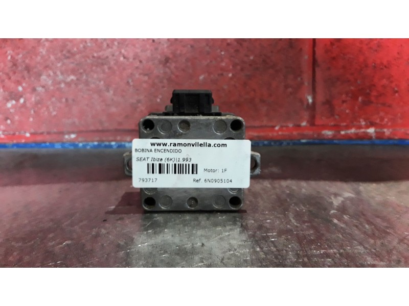 Recambio de bobina encendido para seat ibiza (6k) 1.6 referencia OEM IAM 6N0905104  