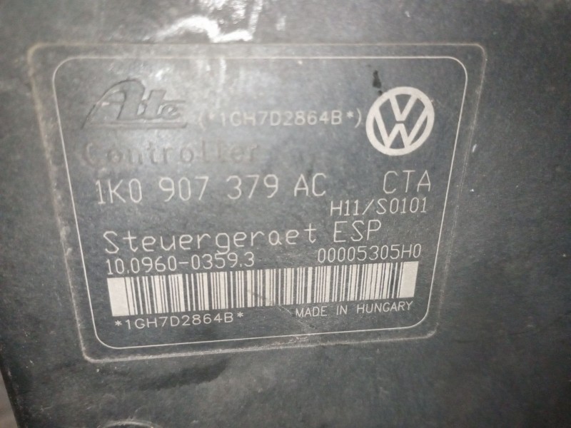 Recambio de abs para audi a3 (8p) 2.0 tdi ambiente referencia OEM IAM 1K0907379AC  