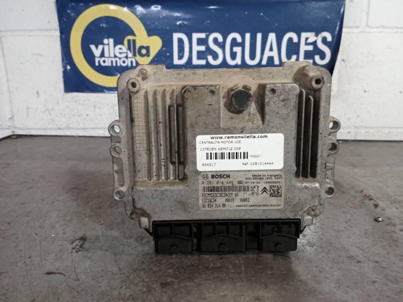 Recambio de centralita motor uce para citroen nemo basis referencia OEM IAM 0281014444 9665431480 EDC16C34
