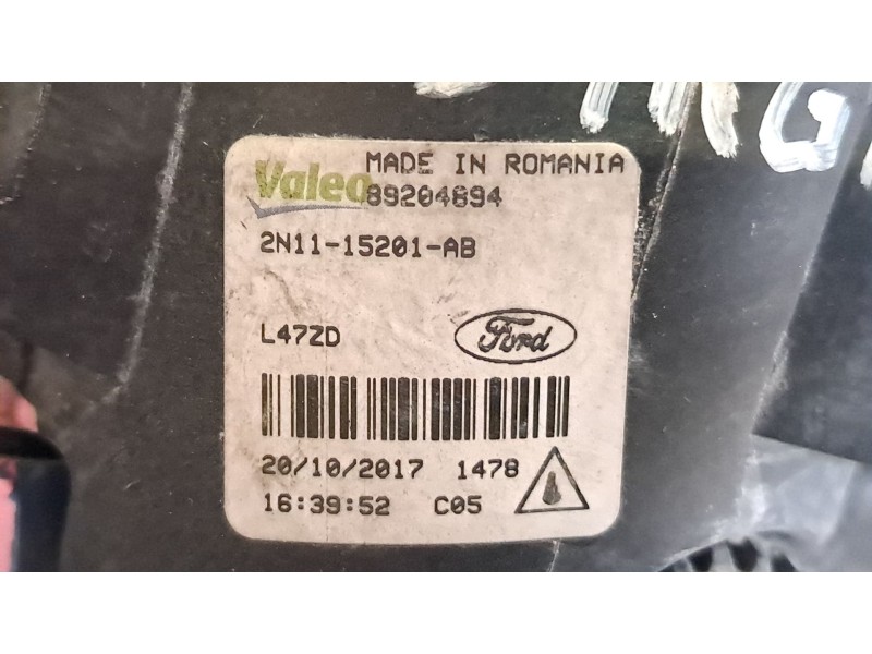 Recambio de faro antiniebla izquierdo para ford transit connect kasten referencia OEM IAM 2N1115201AB  