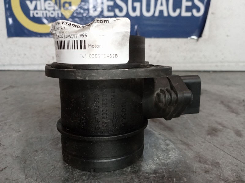 Recambio de caudalimetro para seat toledo (1m2) 1.9 tdi referencia OEM IAM 038906461B  