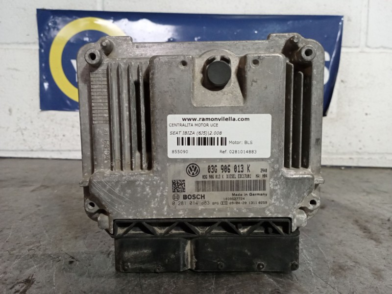 Recambio de centralita motor uce para seat ibiza (6j5) sport referencia OEM IAM 0281014883 03G906013K EDC17U01