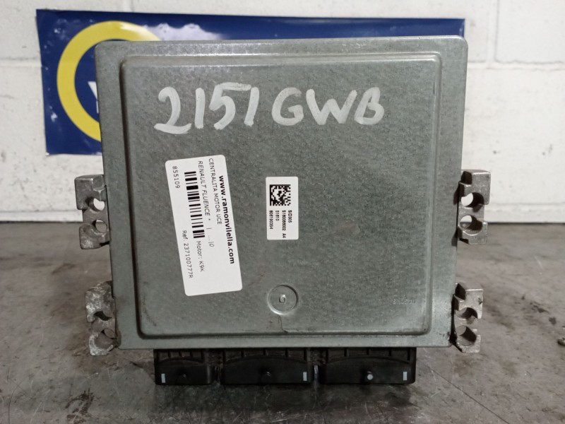 Recambio de centralita motor uce para renault fluence  | ...  | ... referencia OEM IAM 237100777R S180067109A SID305