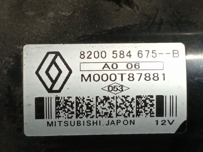 Recambio de motor arranque para renault fluence  | ...  | ... referencia OEM IAM M000T87881 8200584675B 