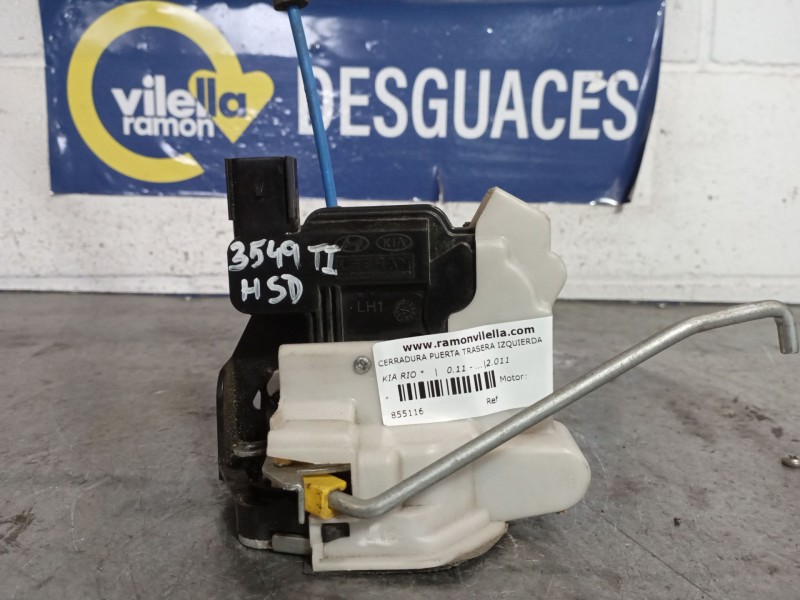 Recambio de cerradura puerta trasera izquierda para kia rio  | 0.11 - ...  | 0.11 - ... referencia OEM IAM   