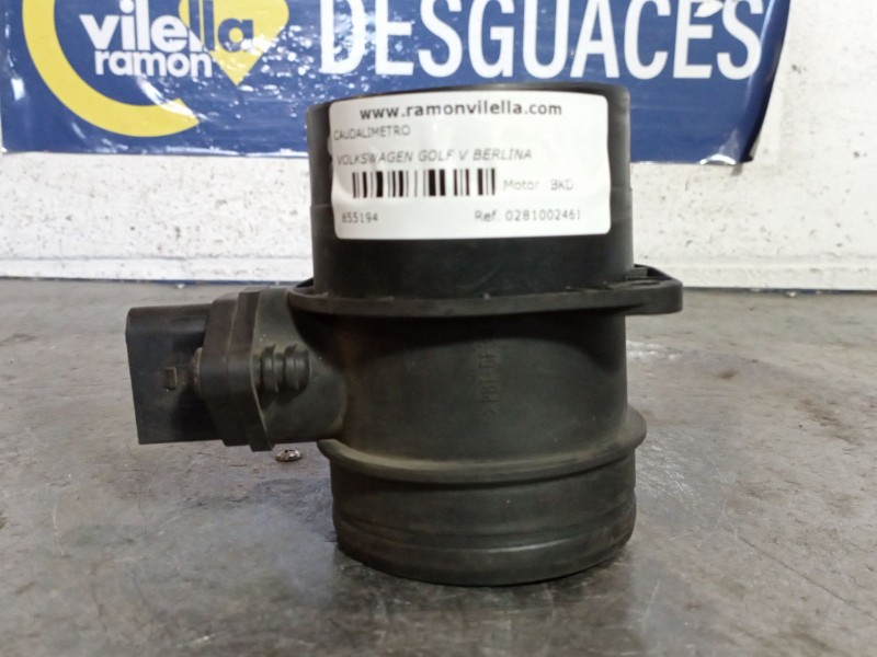 Recambio de caudalimetro para volkswagen golf v berlina (1k1) 2.0 tdi referencia OEM IAM 0281002461 074906461B 