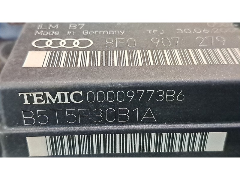 Recambio de modulo confort para audi a4 avant (8e) 2.0 tdi referencia OEM IAM 8E0907279L B5T5F30B1A4 