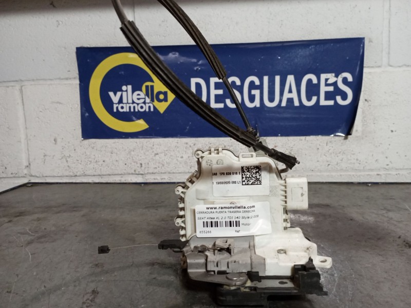 Recambio de cerradura puerta trasera derecha para seat altea xl 2.0 tdi 140 style referencia OEM IAM   
