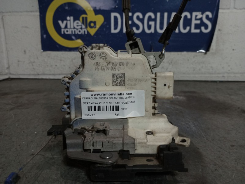 Recambio de cerradura puerta delantera derecha para seat altea xl 2.0 tdi 140 style referencia OEM IAM   
