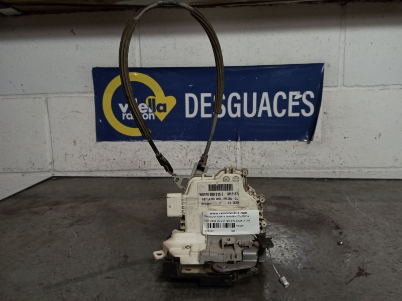 Recambio de cerradura puerta trasera izquierda para seat altea xl 2.0 tdi 140 style referencia OEM IAM   
