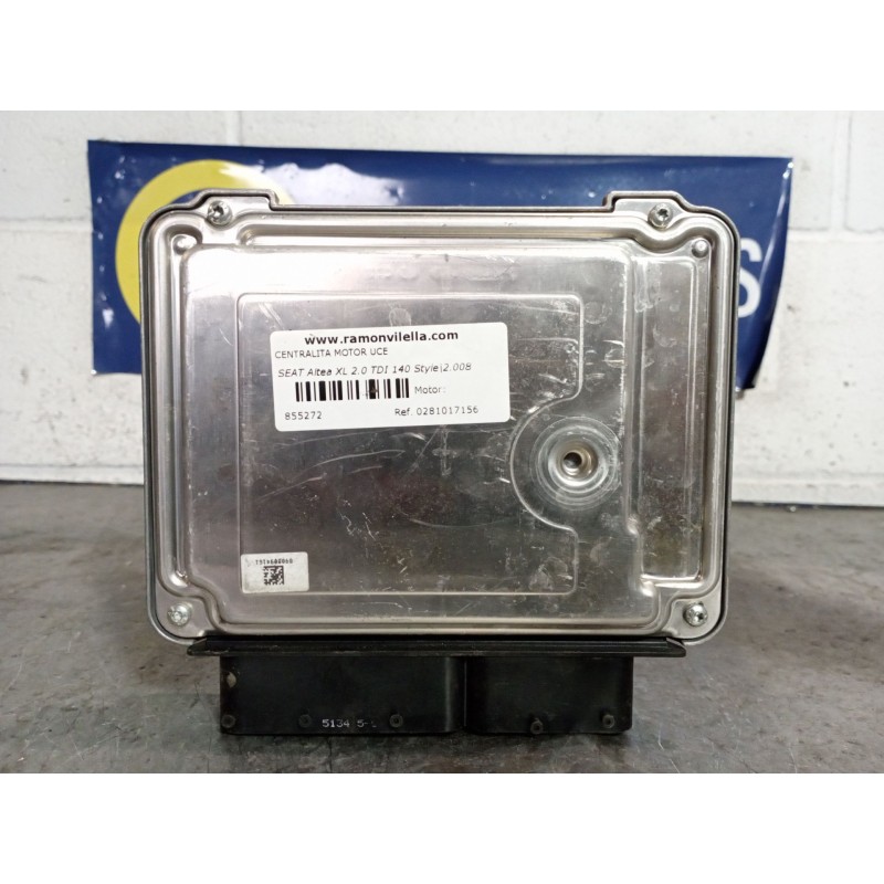 Recambio de centralita motor uce para seat altea xl 2.0 tdi 140 style referencia OEM IAM 0281017156 03L906018FL EDC17C46