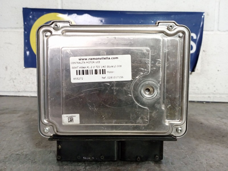 Recambio de centralita motor uce para seat altea xl 2.0 tdi 140 style referencia OEM IAM 0281017156 03L906018FL EDC17C46