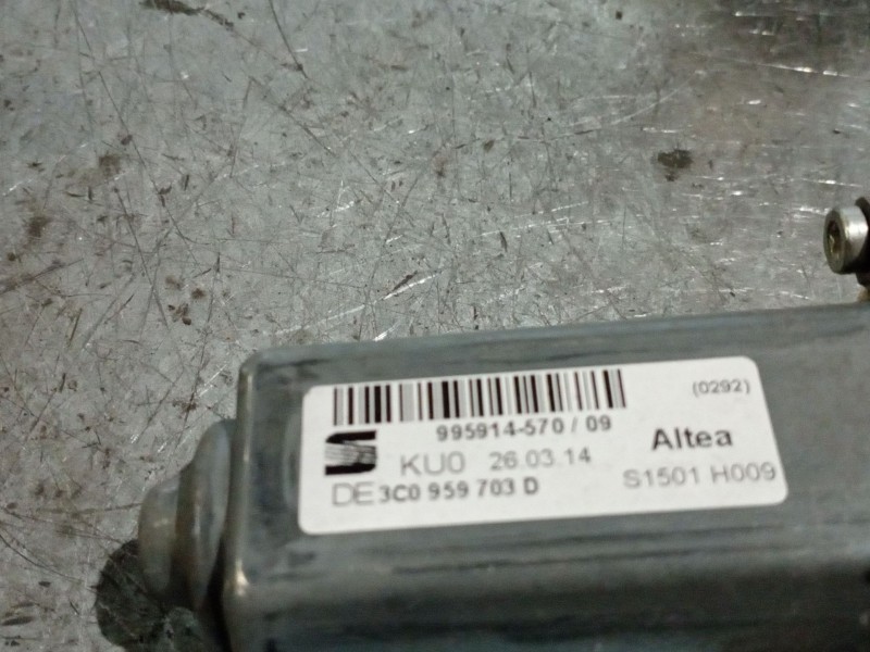 Recambio de elevalunas trasero izquierdo para seat altea xl 2.0 tdi 140 style referencia OEM IAM   
