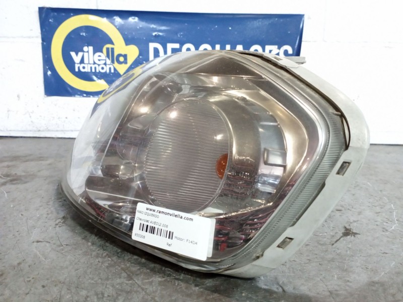 Recambio de faro izquierdo para chevrolet aveo 1.4 cat referencia OEM IAM   