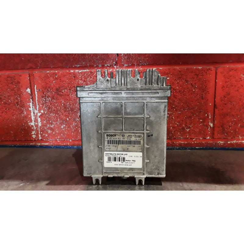 Recambio de centralita motor uce para renault scenic (ja..)  | 0.99 - 0.03  | 0.99 - 0.03 referencia OEM IAM 0281010077 77001146