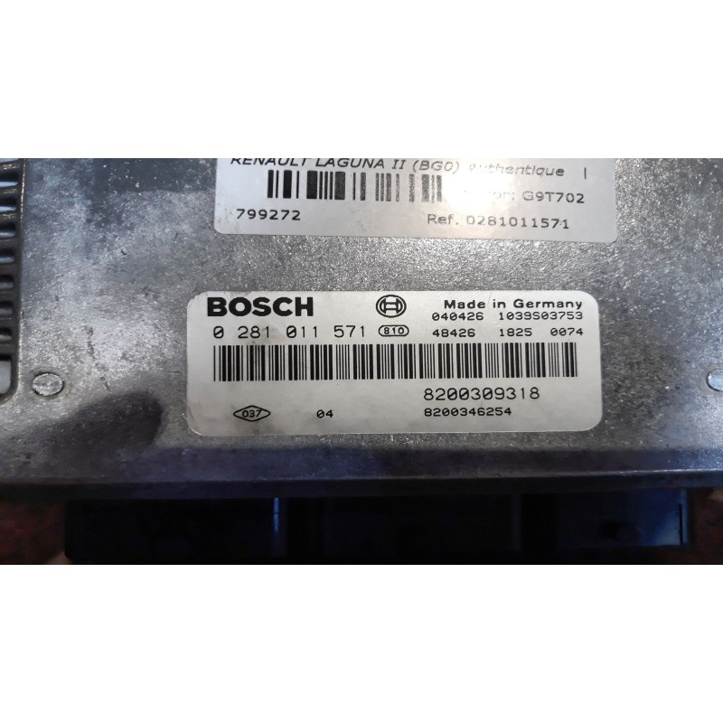Recambio de centralita motor uce para renault laguna ii (bg0) authentique | 0.01 - ... authentique | 0.01 - ... referencia OEM I