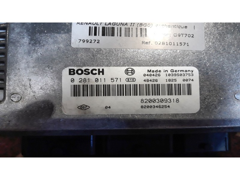 Recambio de centralita motor uce para renault laguna ii (bg0) authentique | 0.01 - ... authentique | 0.01 - ... referencia OEM I