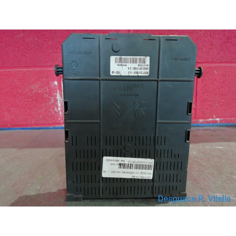 Recambio de centralita bsi para peugeot 307 break/sw (s2) sw | 06.05 - 12.07 sw | 06.05 - 12.07 referencia OEM IAM BSI 2004 H05 