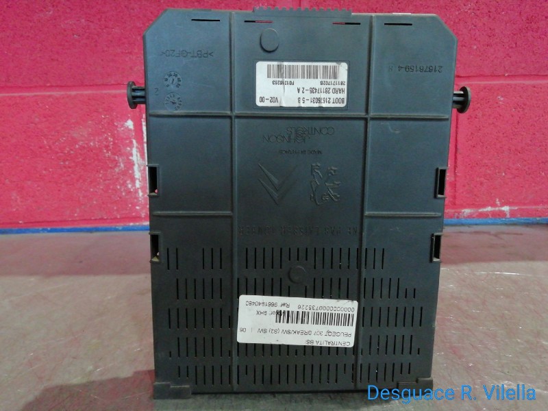 Recambio de centralita bsi para peugeot 307 break/sw (s2) sw | 06.05 - 12.07 sw | 06.05 - 12.07 referencia OEM IAM BSI 2004 H05 