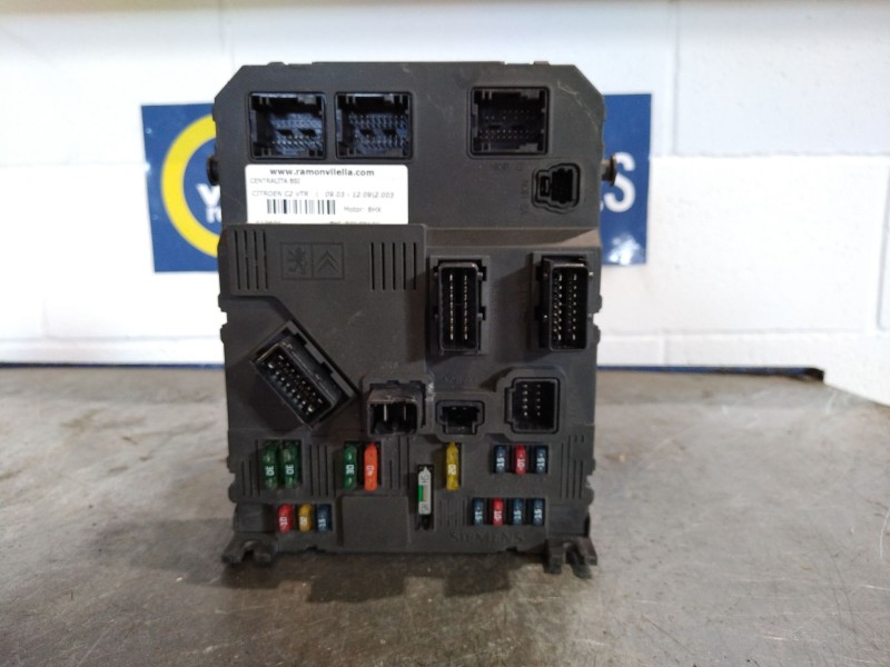 Recambio de centralita bsi para citroen c2 vtr | 09.03 - 12.09 vtr | 09.03 - 12.09 referencia OEM IAM BSI F0100 S118085300K 9652