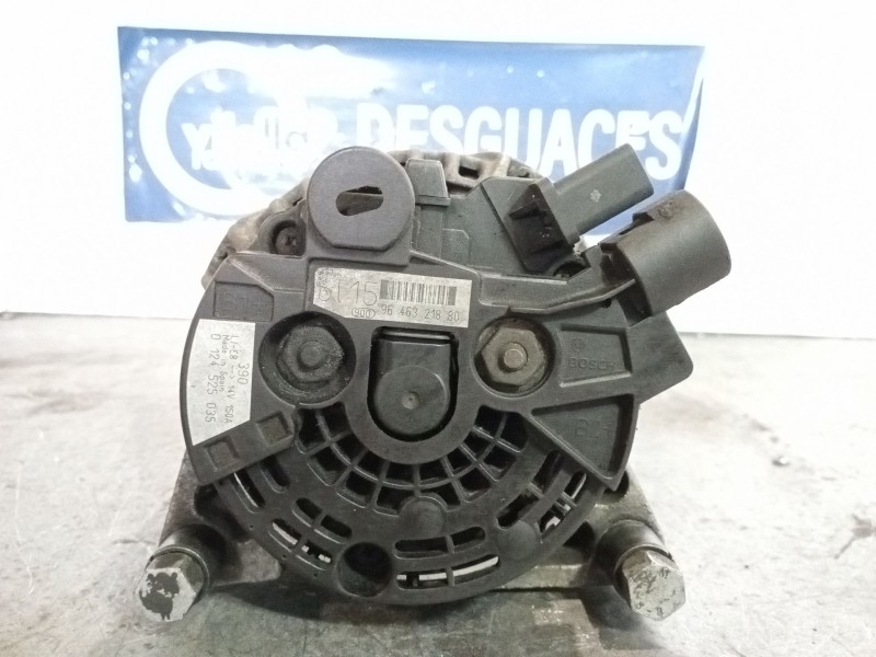 Recambio de alternador para citroen c5 berlina 2.2 hdi fap referencia OEM IAM 0124525035 9646321880 C15