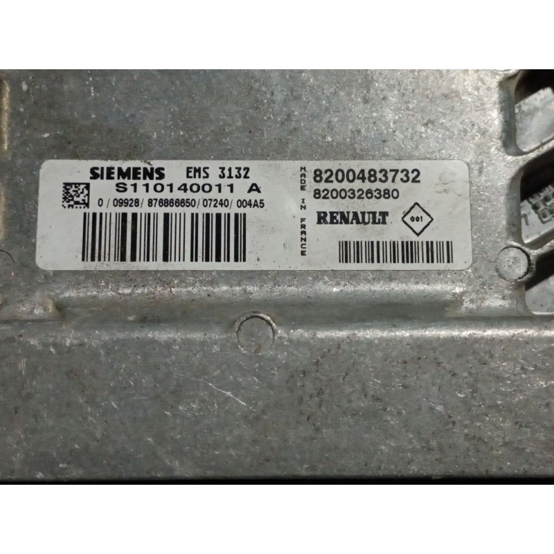 Recambio de centralita motor uce para dacia logan básico | 05.05 - 12.09 básico | 05.05 - 12.09 referencia OEM IAM S110140011A 8