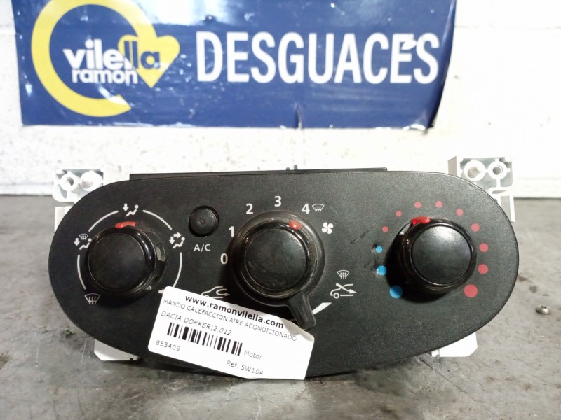 Recambio de mando calefaccion aire acondicionado para dacia dokker ambiance referencia OEM IAM 5W104 5P3743000 