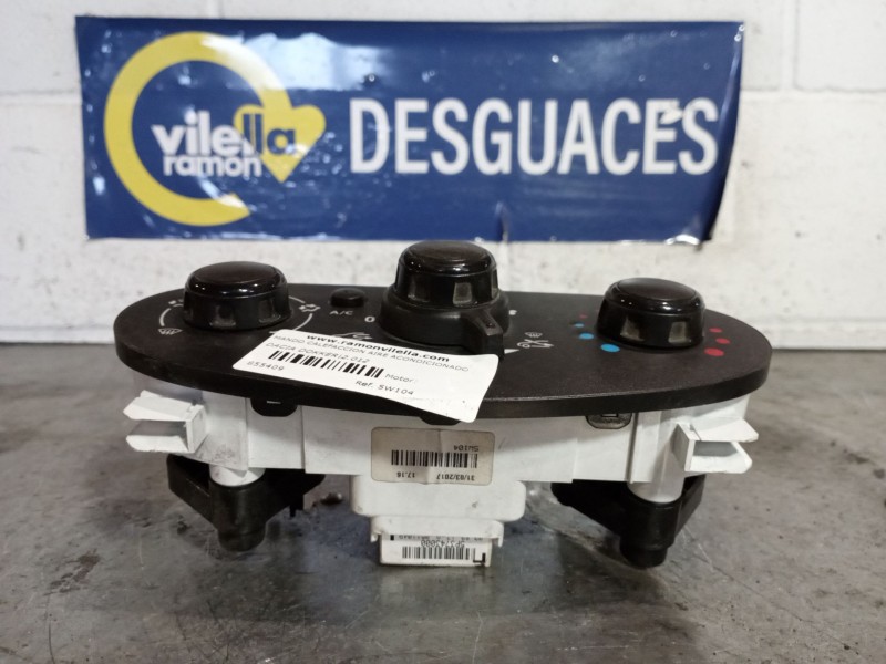 Recambio de mando calefaccion aire acondicionado para dacia dokker ambiance referencia OEM IAM 5W104 5P3743000 