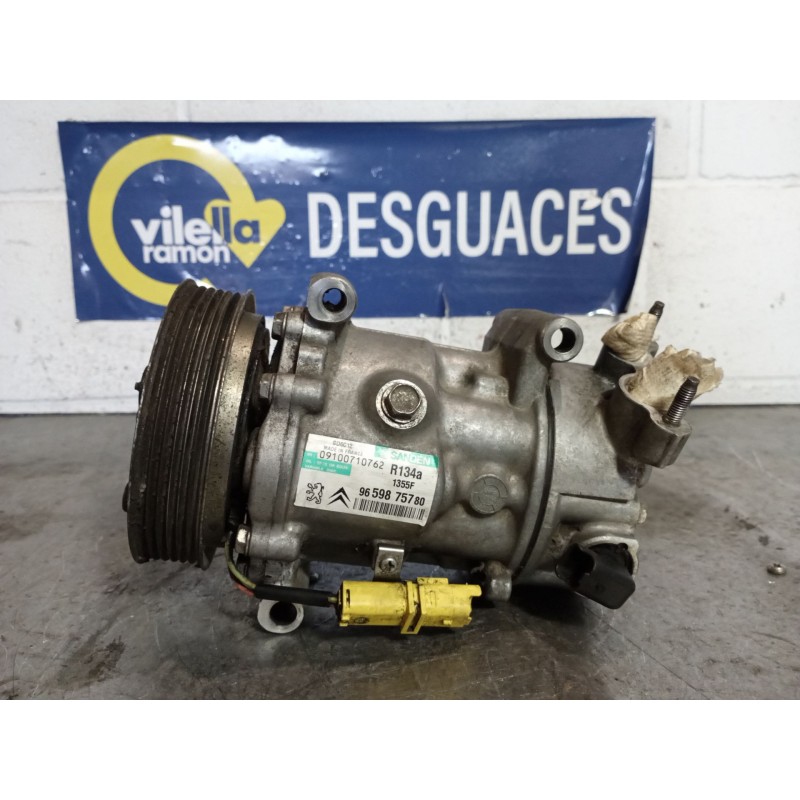 Recambio de compresor aire acondicionado para peugeot 207 sw confort 1.4 vti 16v 95 referencia OEM IAM 1355F 9659875780 SD6C12
