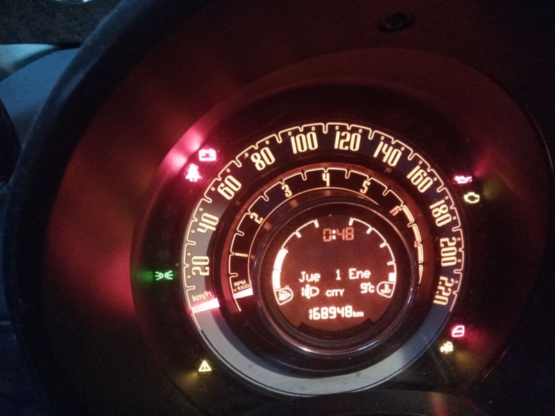 fiat 500 1.2 8v 69 lounge del año 2007