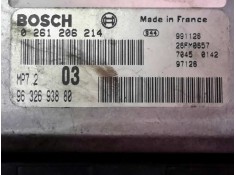 Recambio de centralita motor uce para peugeot 306 berlina 3/4/5 puertas (s2) 1.6 | ... 1.6 | ... referencia OEM IAM 0261206214 9 2