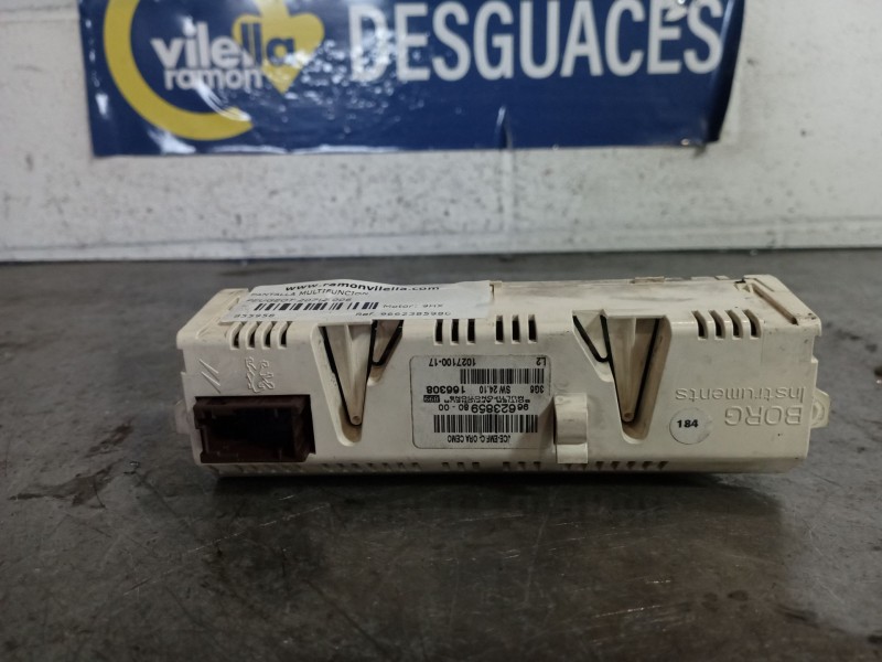 Recambio de pantalla multifuncion para peugeot 207 referencia OEM IAM 9662385980  