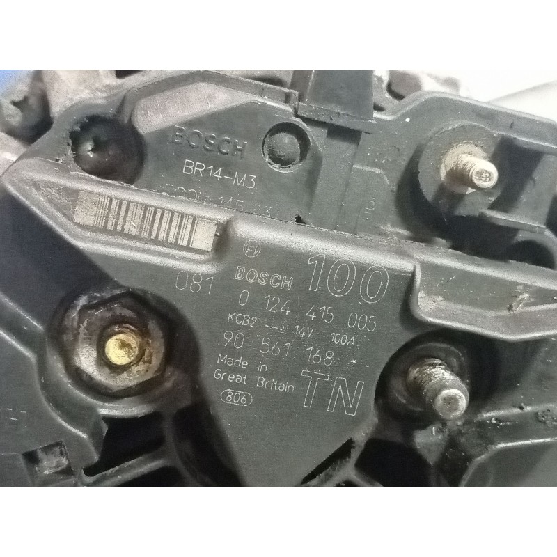 Recambio de alternador para opel zafira a 2.0 dti | 0.99 - ... 2.0 dti | 0.99 - ... referencia OEM IAM 0124415005 90561168 14V 1