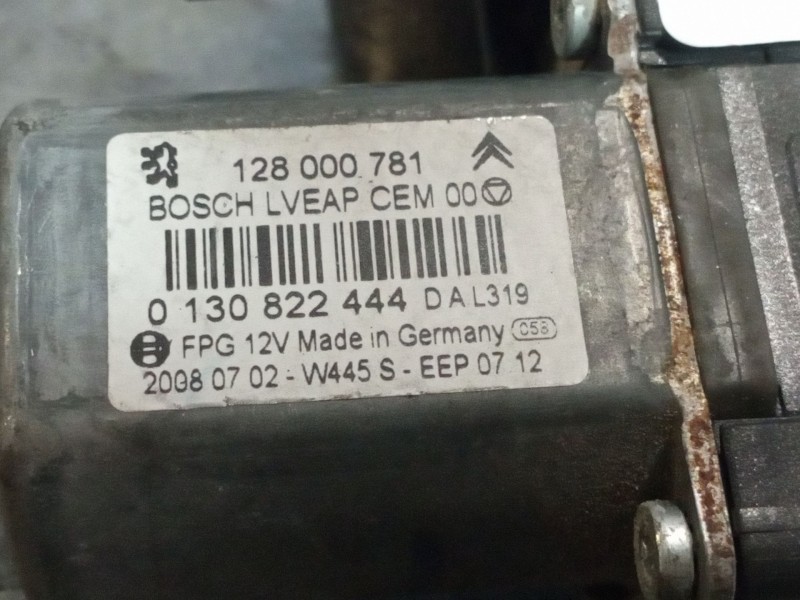 Recambio de motor elevalunas delantero izquierdo para citroen c5 berlina business referencia OEM IAM 128000781  