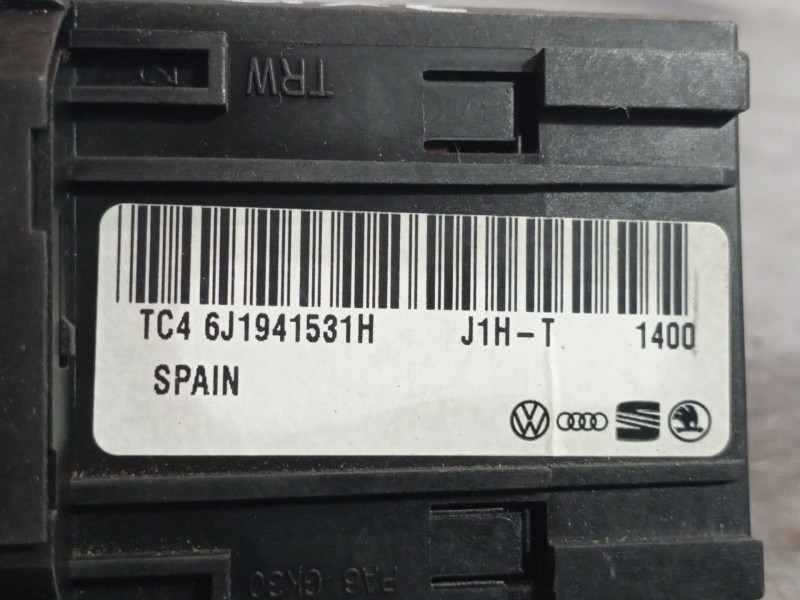 Recambio de mando luces para seat ibiza (6j5) 1.6 tdi | 0.08 - ... 1.6 tdi | 0.08 - ... referencia OEM IAM 6J194153H  
