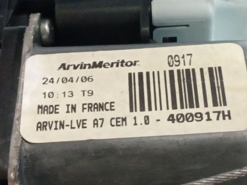 Recambio de elevalunas delantero izquierdo para peugeot 207 1.6 hdi referencia OEM IAM   