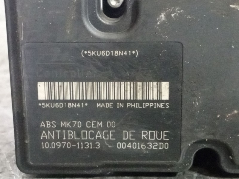 Recambio de abs para peugeot 207 1.6 hdi referencia OEM IAM 100970113113 9661691580 10020700764