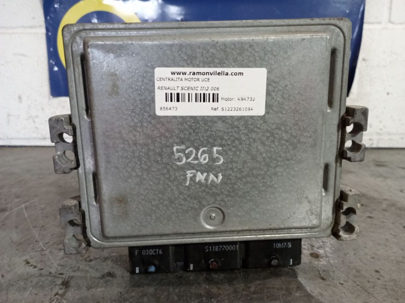 Recambio de centralita motor uce para renault scenic ii grand dynamique referencia OEM IAM S122326109A 8200565863 SID301