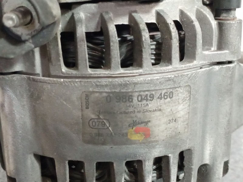 Recambio de alternador para jaguar x-type  | 0.01 - ...  | 0.01 - ... referencia OEM IAM 0986049460  14V 115A