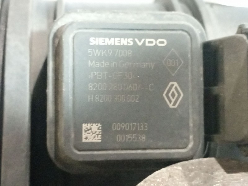 Recambio de caudalimetro para renault megane ii berlina 5p  | 0.00 - ...  | 0.00 - ... referencia OEM IAM 5WK9708 8200280060C 